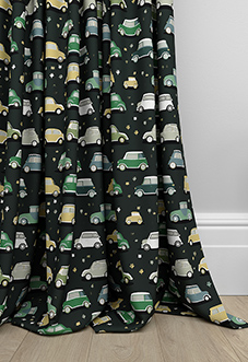 Roadtrip, Forest Green - Made to Measure Curtains